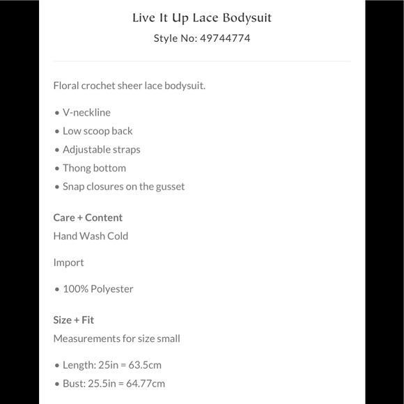 NWT Free People Live It Up Lace Bodysuit Rust Sm - Picture 12 of 12